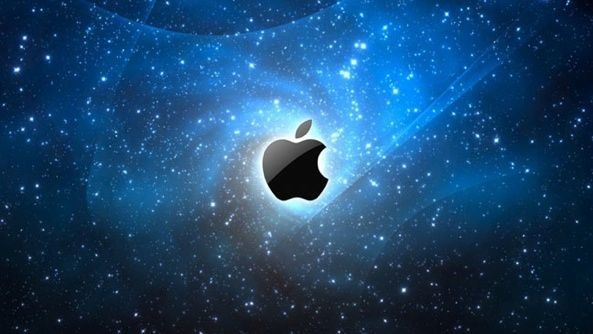 Apple logo (space 001)