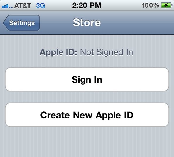 App Store Apple Id