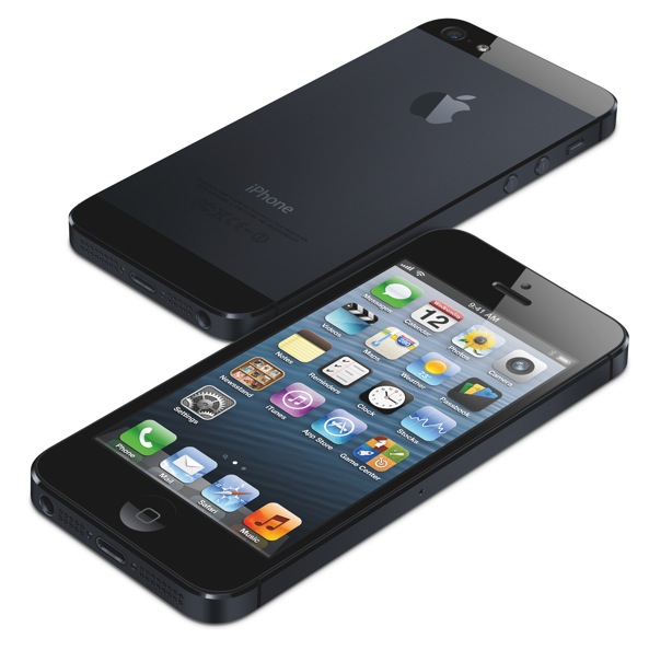 iPhone 5 (two-up, front, back, flat, thumbnail)