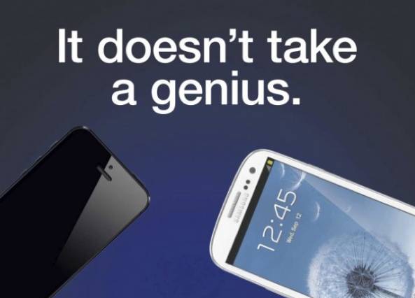 Samsung anti-iPhone ad (it doesnt take a genius)