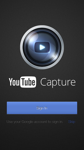 YouTube Capture 1.0 for iOS (iPhone screenshot 001)