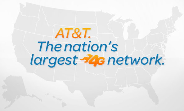 AT&T largest 4g network