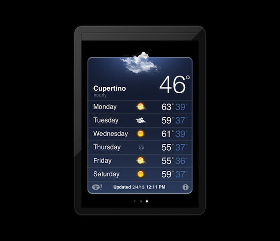 ipad weather app