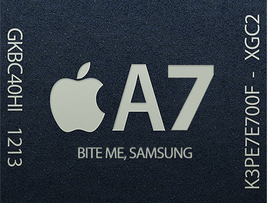 Apple A7 (bite me Samsung)
