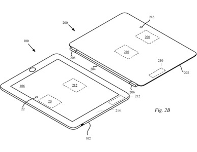 Apple patent iPad inductive charging