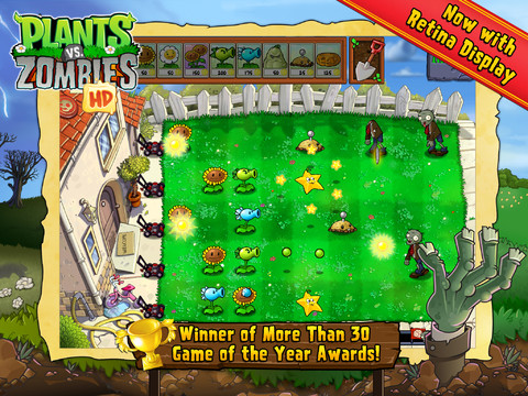 Plants vs Zombies (iPad screenshot 001)