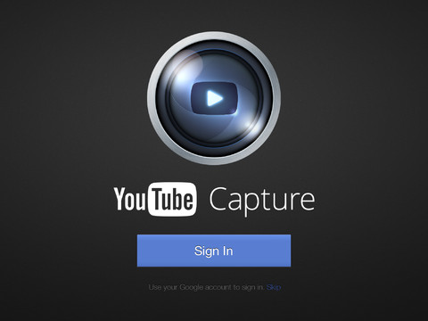 YouTube Capture 1.2 for iOS (iPad screenshot 001)