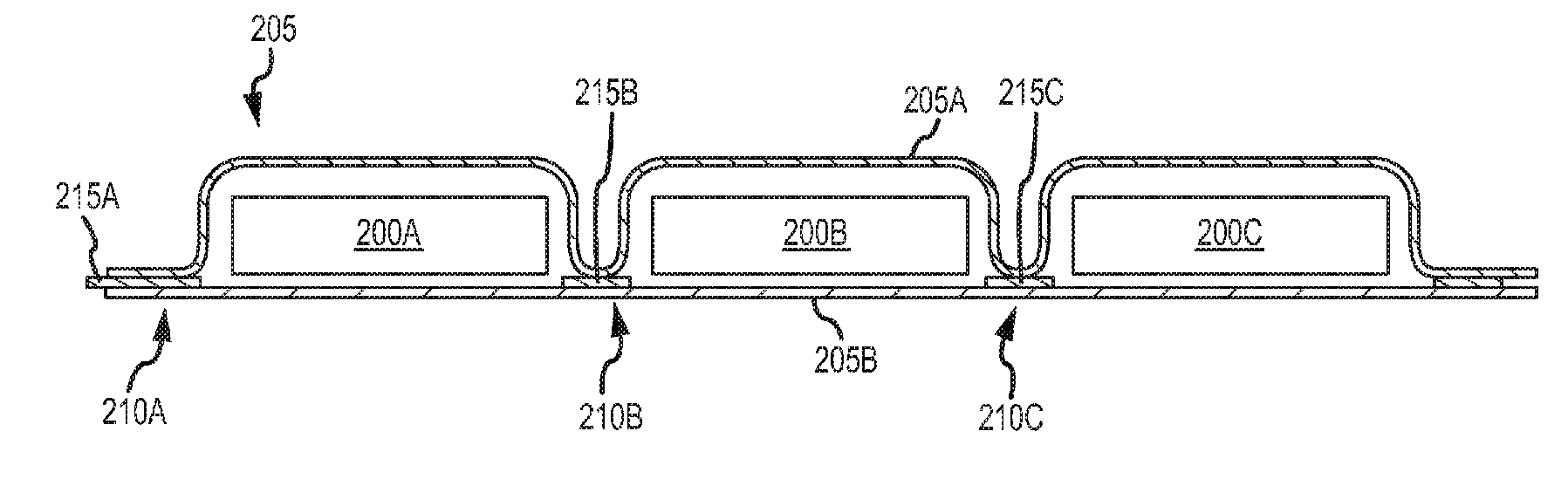 Patente de Apple (batería flexible dibujo 005)