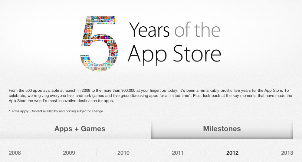iTunes (Five Years of App Store)