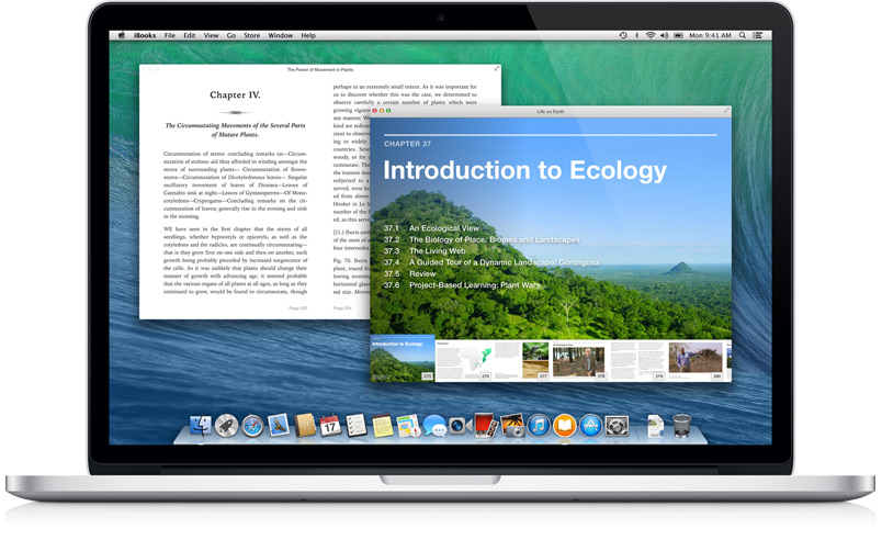 iBooks for OS X Mavericks (Multiple books)