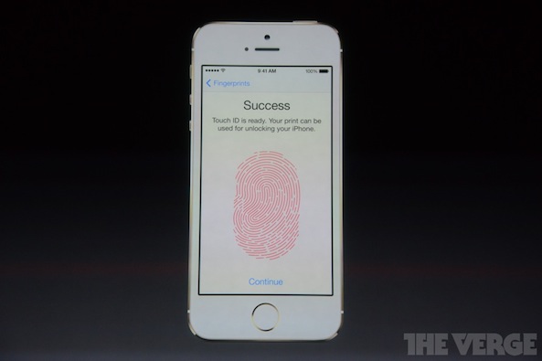Touch ID success