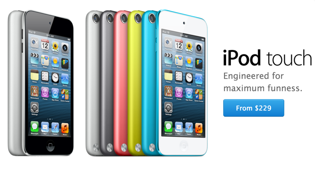 new space gray ipod touch