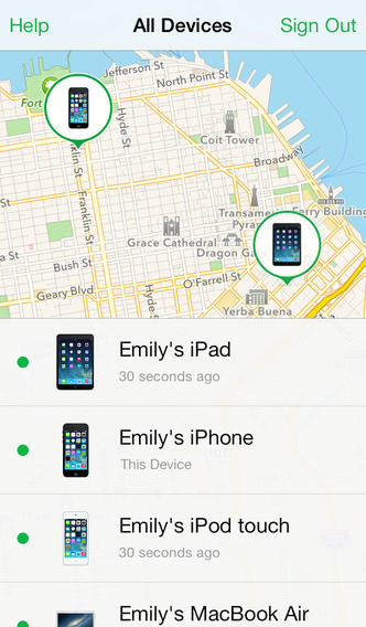 Find my iPhone 3.0 for iOS (iPhone screenshot 001)
