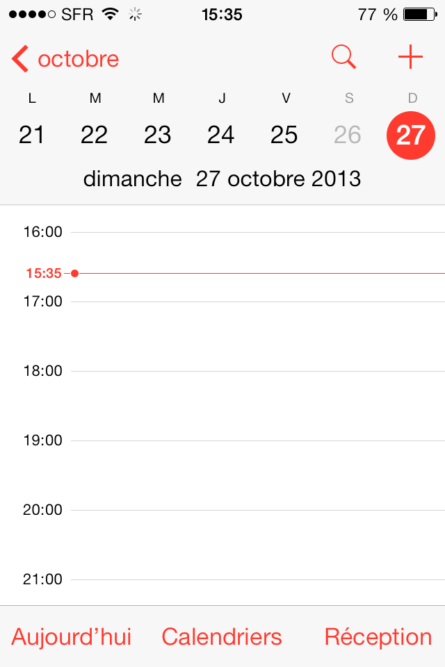 Wrong calendar time iOS 7
