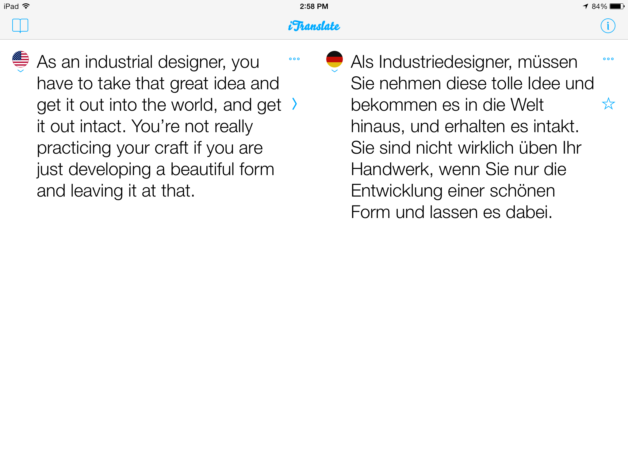 iTranslate 7.0.2 for iOS (iPad screenshot 005)
