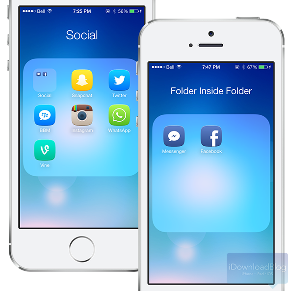 BetterFolders iOS 7