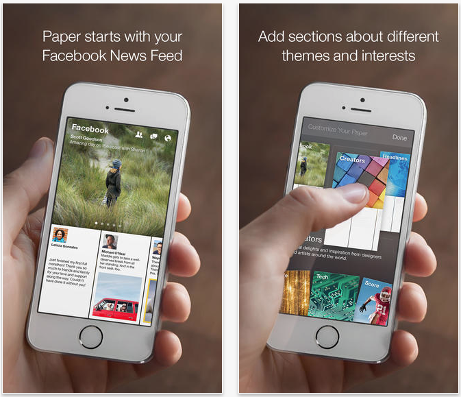 photo of Facebook updates Paper app with support for iPhone 6 and 6 Plus image