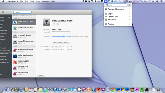 photo of 1Password for Mac updated with better search, full screen mode, 1Password mini editing and more image
