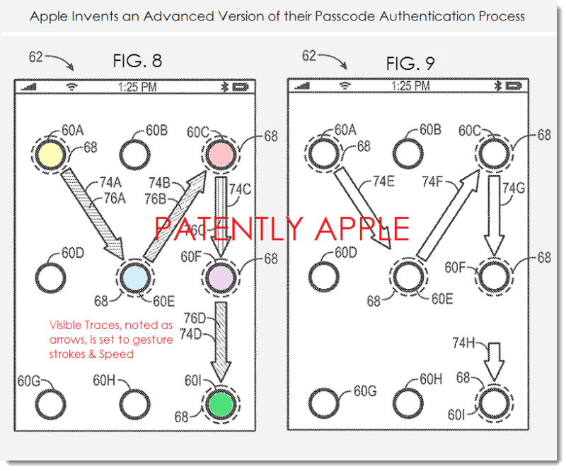 photo of Patent filing reveals Apple’s work on gesture-based passwords image