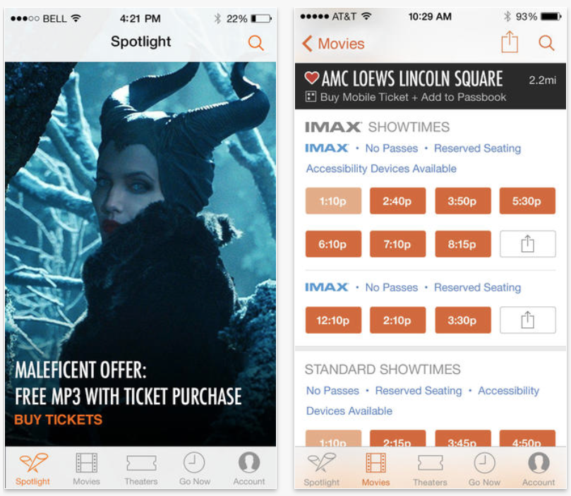 photo of Fandango app updated with new design, new rating system and more image