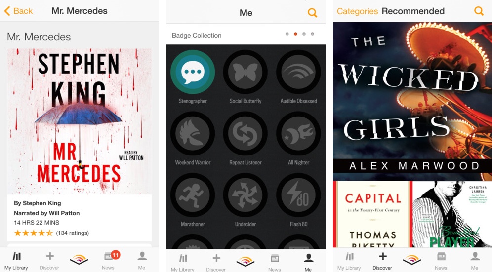 photo of Amazon overhauls Audible app, improves search, adds Discover tab and more image