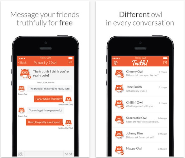 photo of Truth lets you send anonymous text messages to your contacts image