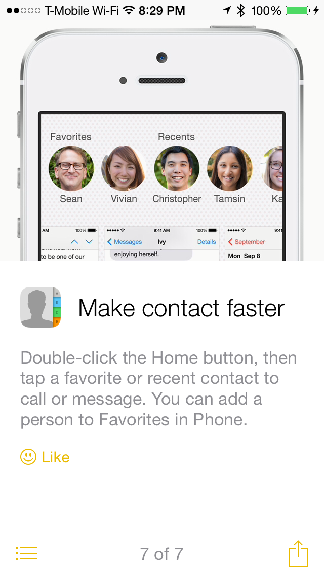 photo of Over-the-air update adds new tip to iOS 8 Tips app image