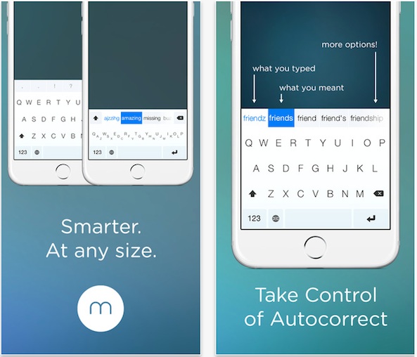 photo of A first look at Minuum keyboard for iOS 8 image