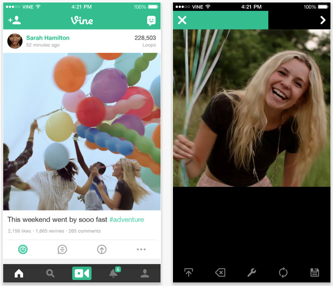 photo of Vine updated with support for iPhone 6 and 6 Plus, iOS 8 extensions and more image