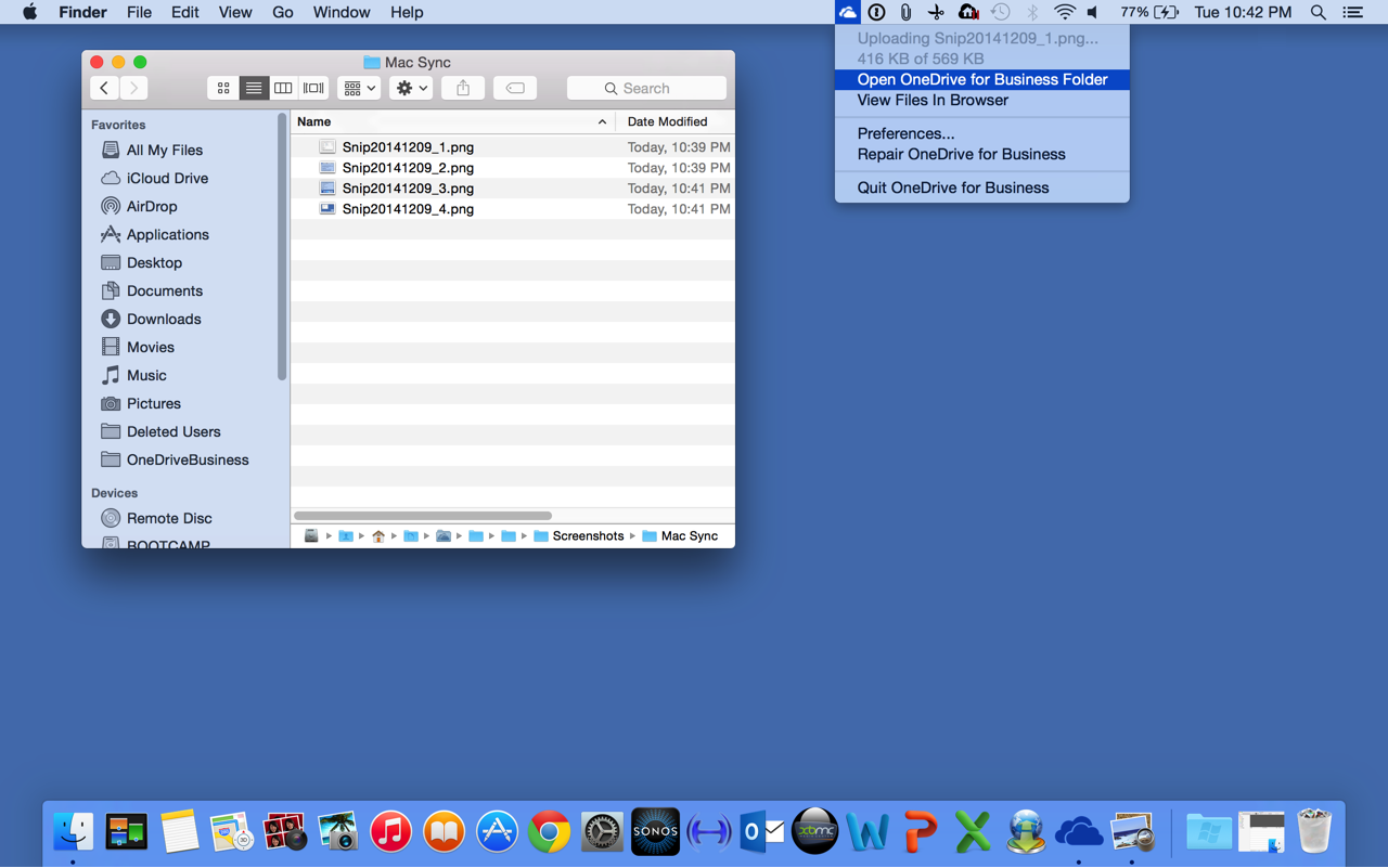 onedrive for business for mac download