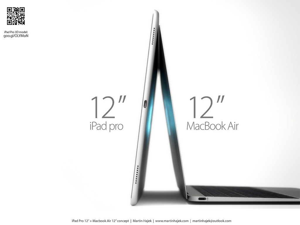 iPad Pro vs twelve-inch MacBook Air Martin Hajek render 005