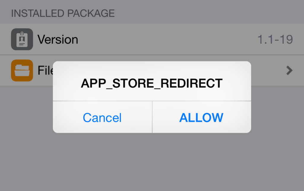 photo of My Cydia pet peeve: App Store redirects image