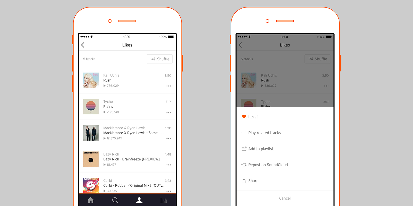 photo of SoundCloud for iOS gains shuffling, related tracks, sharing improvements and more image