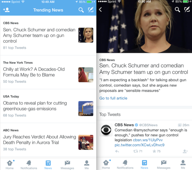 photo of Twitter testing out dedicated News tab in mobile apps image