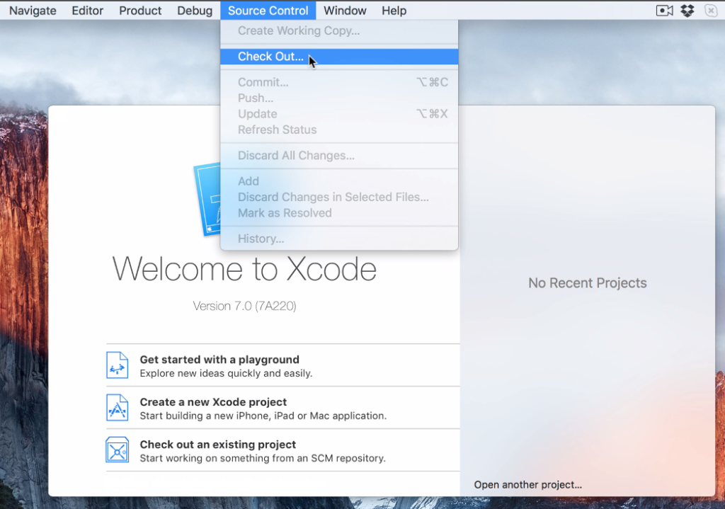 Check-Out-Source-Control-Xcode-7-1024x71