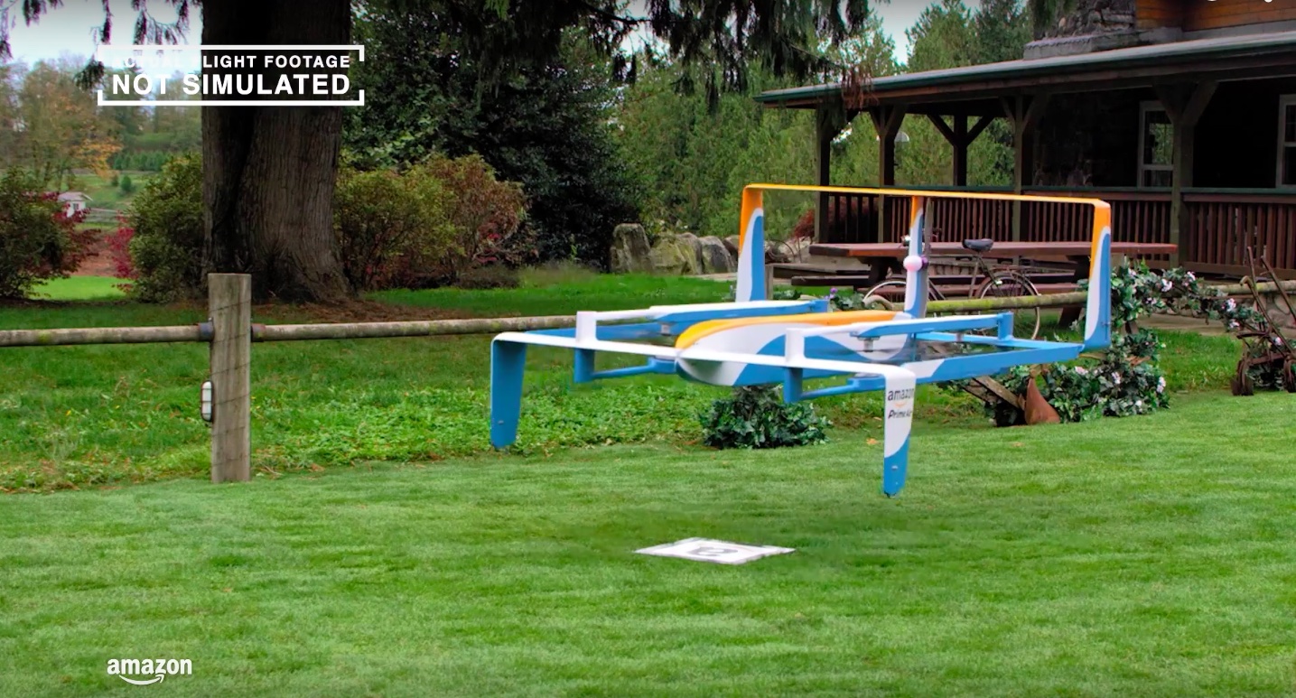 photo of Ex Top Gear presenter shows off Amazon’s drone delivery system image
