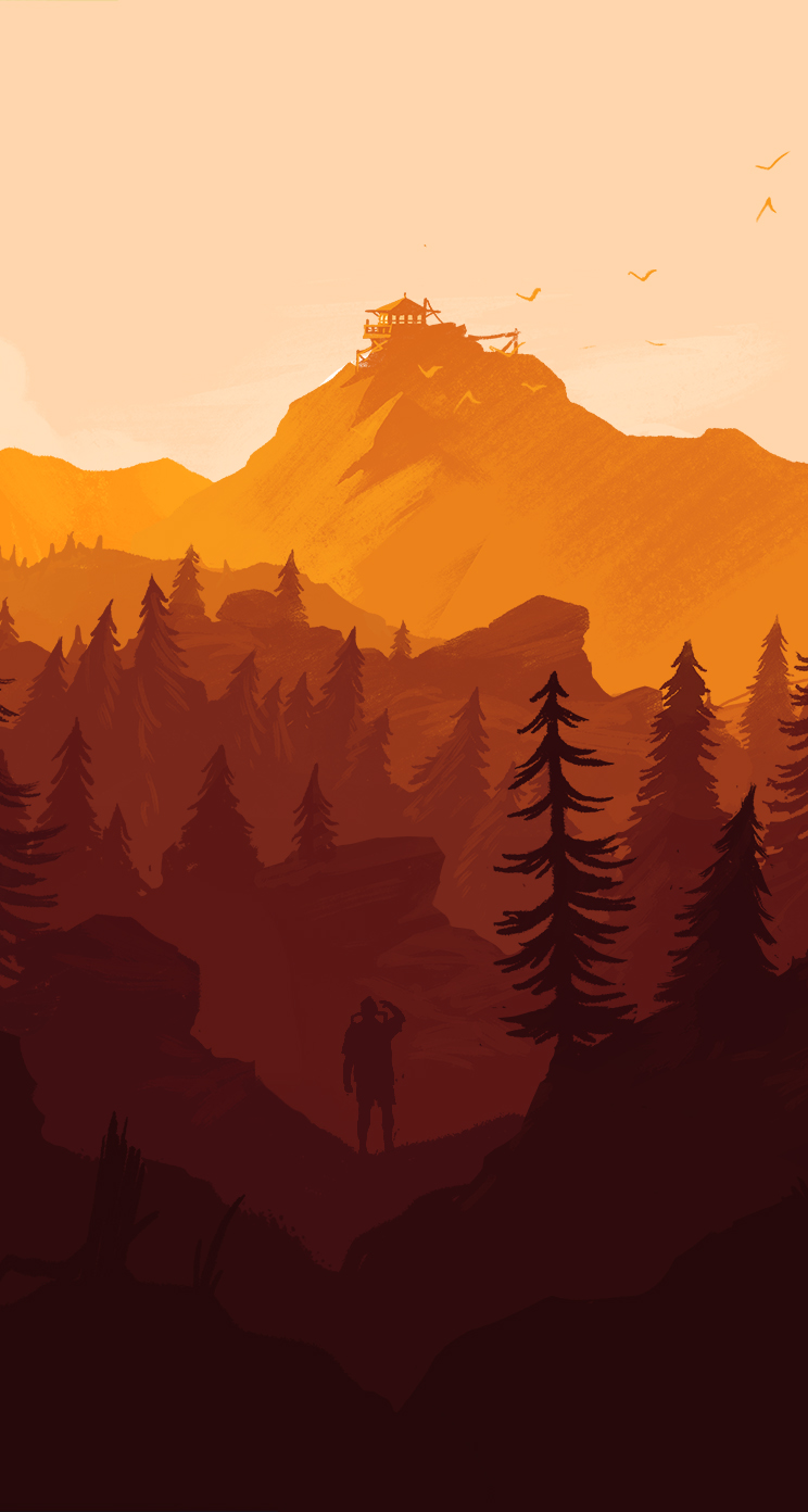 Firewatch wallpaper for iPhone and desktop Mid Atlantic Consulting Blog