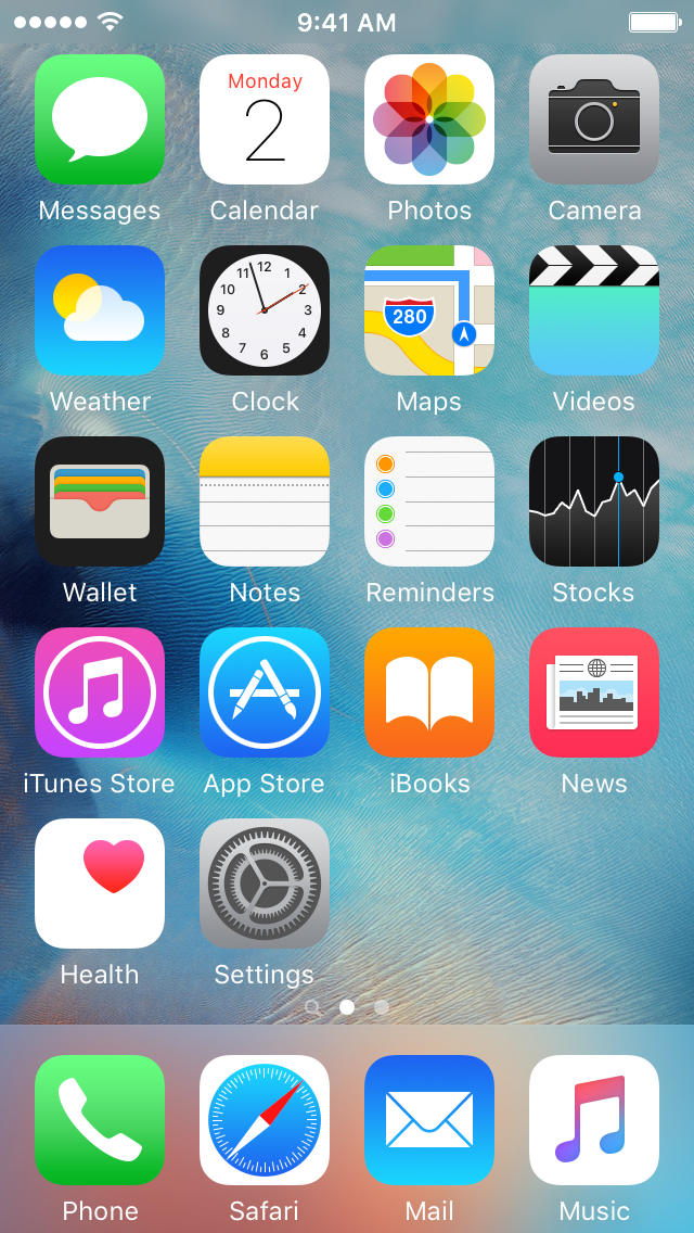 iphone 6 default home screen Gallery