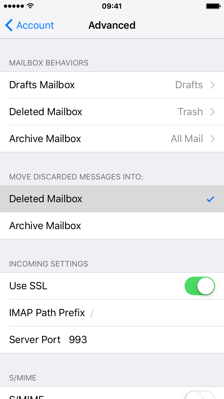 deleted mailbox