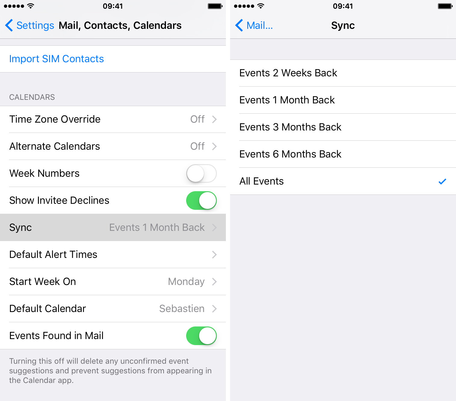 stop iPhone from deleting calendar events