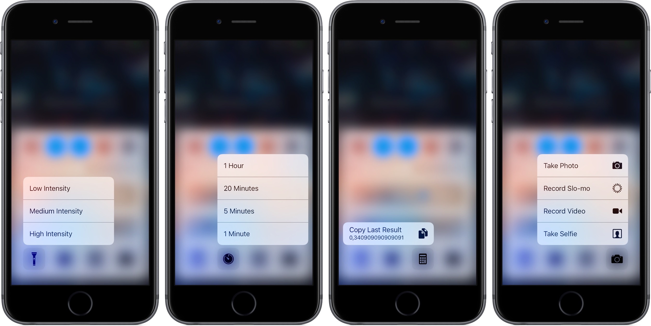 iOS 10 Trung tâm Kiểm soát 3D cảm ứng iPhone chụp màn hình 001