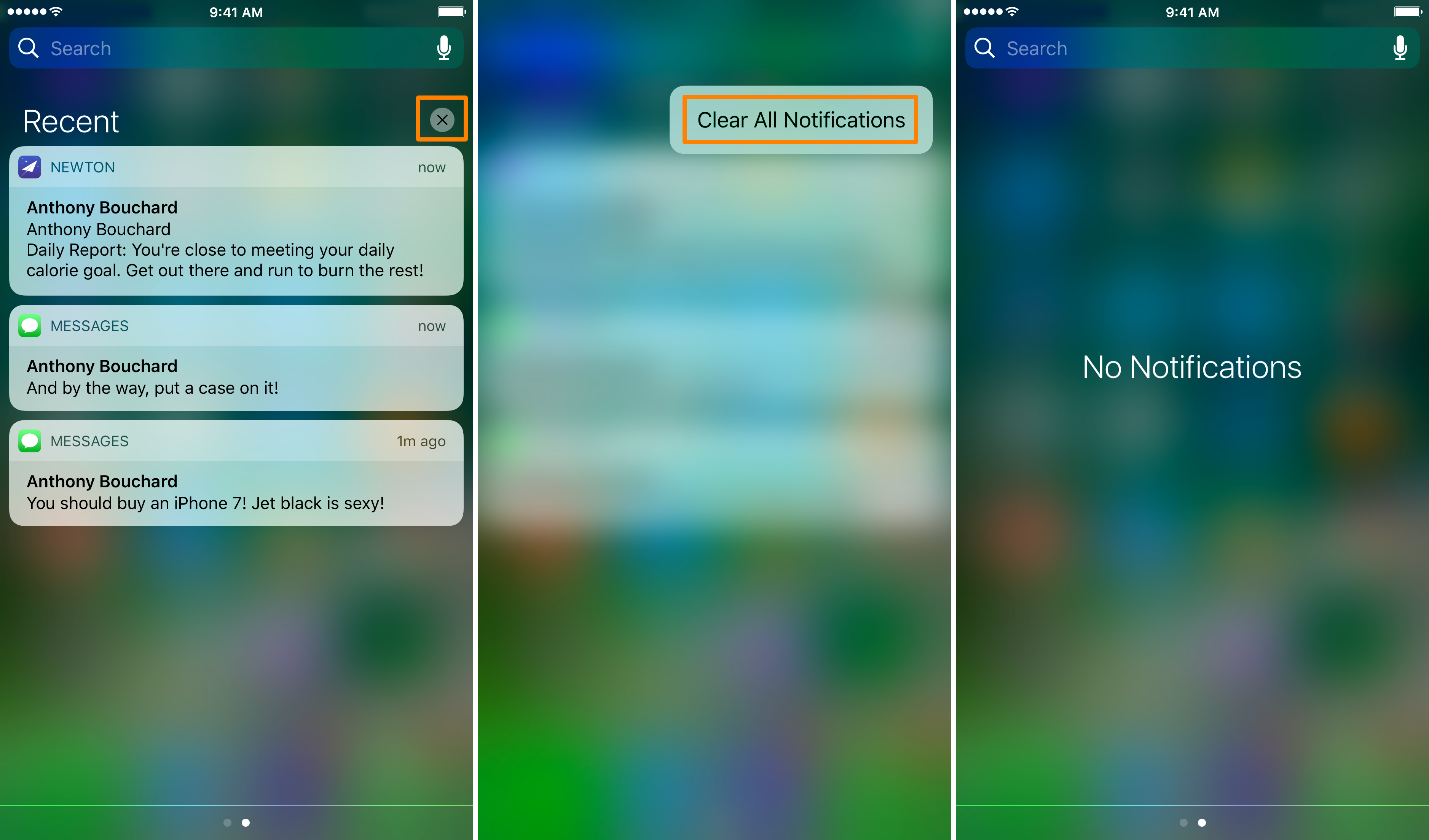 Clear All Notification Center Notifications At Once With 3D Touch