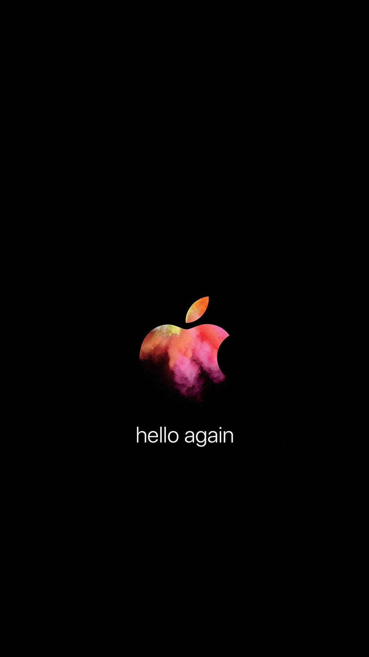 Apple招待状デザイン壁紙 Hello Again 公開 私設apple委員会