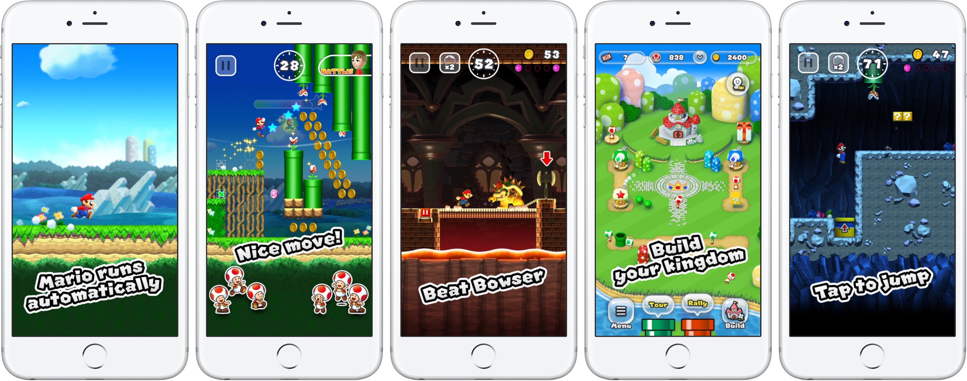 Super Mario Run for iOS iPhone screenshot 001
