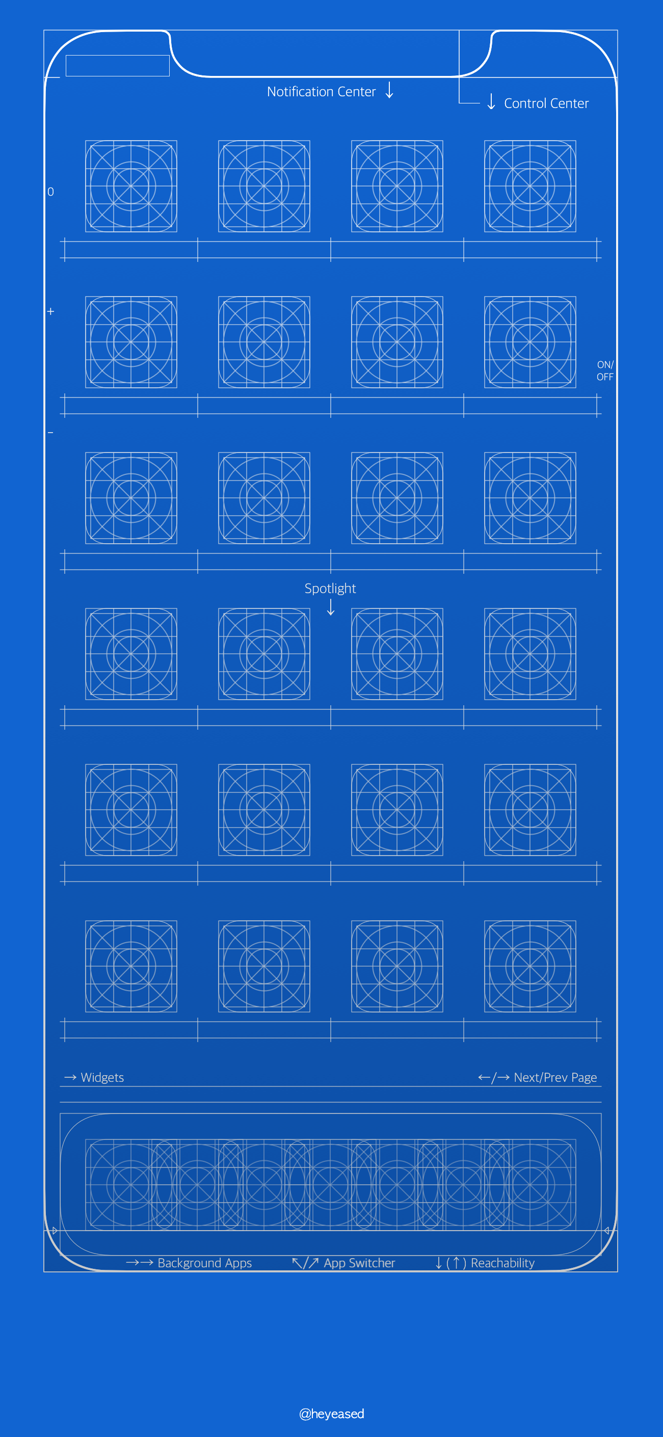 ユニークなグリッド付きの青写真風などの Iphone X Iphone 6 S 7 8 用の壁紙10枚 噂のappleフリークス