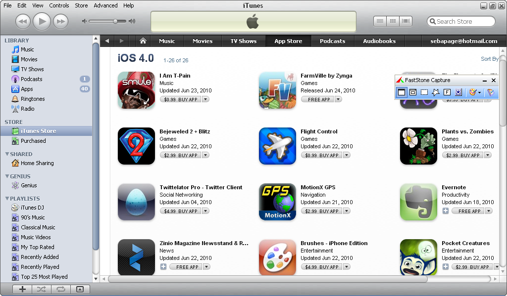 Ios 4 App Store