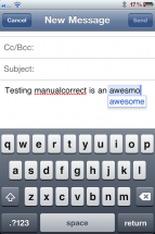 ManualCorrect Puts Your iPhone's Auto Correct in Check