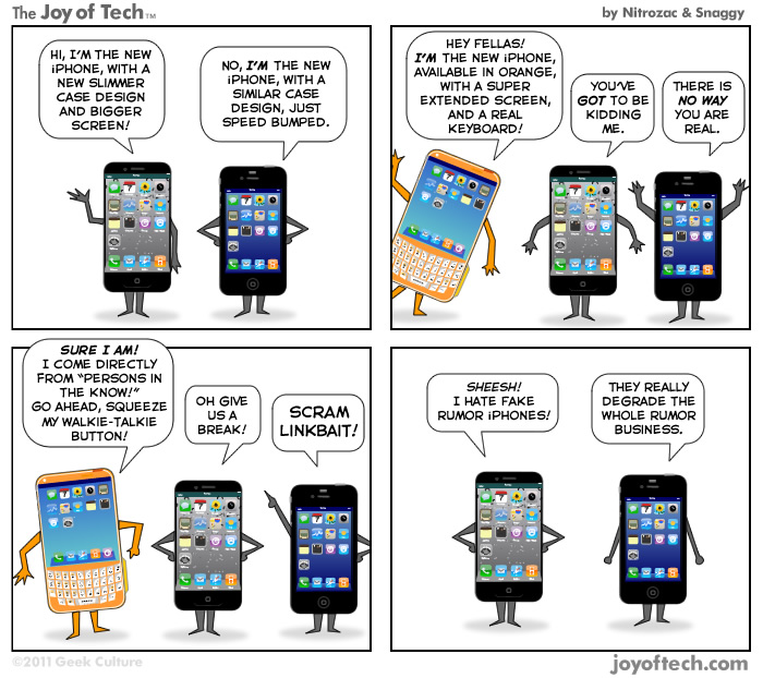 Fake iPhone Rumors Analyzed in a Funny Comic