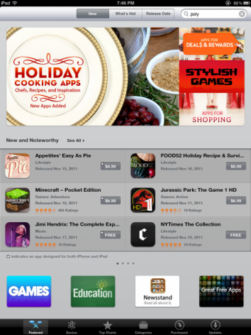 iPad App Store Updated With Subtle Interface Changes