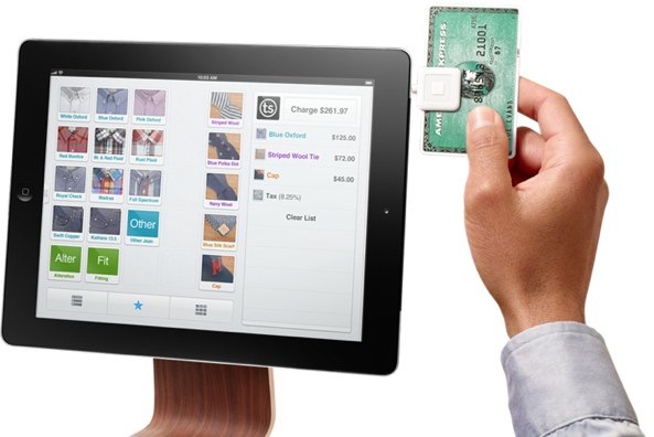 Square (iPad with Amex card)